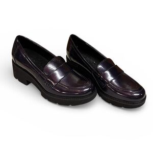 Naturalizer Dakota Lug Loafer Midnight Blue